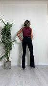 CELLOFUN - 2404P - PANTALONE BULL DENIM ELASTICIZZATO. A ZAMPA