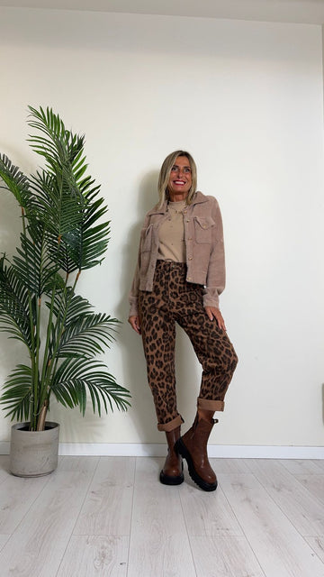 D'ELLE - FRN66173 - GIACCA/CARDIGAN EFFETTO PELUCHE CON TASCHINI E BOTTONCINI DORATI