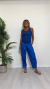 VICOLO - UB0009 - CANOTTA/TOP COSTINE CON LUREX