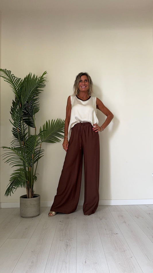 DAFNE - 8860858P18 - TOP 100%VISCOSA PROFILO A CONTRASTO