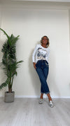 DAFNE - 755P14 - T-SHIRT COTONE CON STAMPE, REGURAR FIT