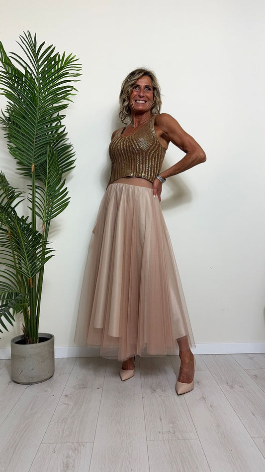 VICOLO - 77137B - TOP COTONE SPALMATO