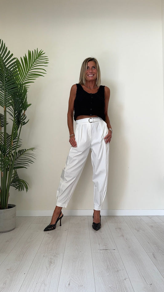 DAFNE - CHX5147P19 - TOP UNCINETTO CON BOTTONCINI