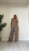 DAFNE - 411P19 - TOP LUREX IN VISCOSA MANICA ROUCHES