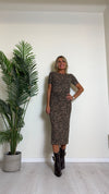 SUSYMIX - 555018 - MAGLIA VISCOSA MANICA CORTA FANTASIA ANIMALIER