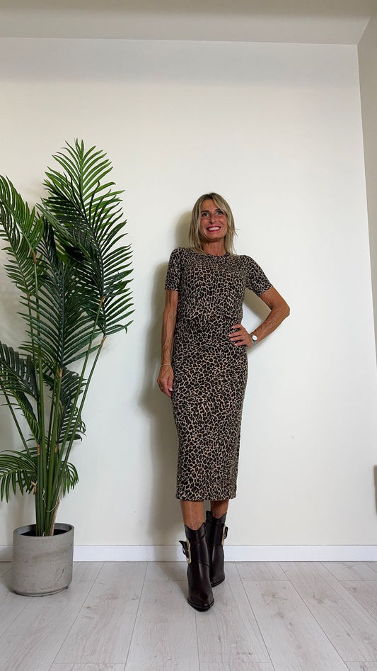 SUSYMIX - 555018 - MAGLIA VISCOSA MANICA CORTA FANTASIA ANIMALIER