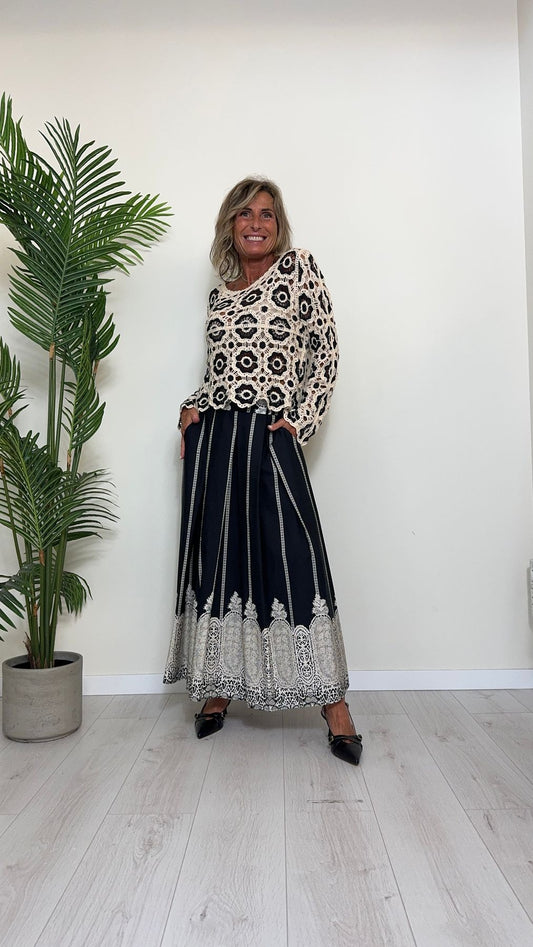 DAFNE - 1031P24 - MAGLIA UNCINETTO PRESINE