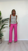 VICOLO - UB0009 - CANOTTA/TOP COSTINE CON LUREX