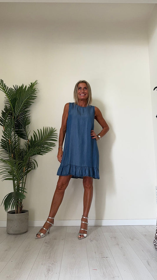 DAFNE - 1729P25 - ABITO TENCEL LACCIO FIOCCO NUCA