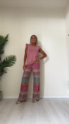 DAFNE - 411P19 - TOP LUREX IN VISCOSA MANICA ROUCHES