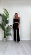 IMPERIAL - P3E9IAW - PANTALONE CREPE ELASTICIZZATO CON ZIP A SCOMPARSA SUL RETRO, FLARE FIT