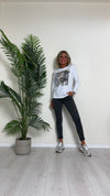 DAFNE - 755P14 - T-SHIRT COTONE CON STAMPE, REGURAR FIT
