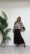 DAFNE - 5375P22 - BLUSA 100%VISCOSA FANTASIA, OVER FIT