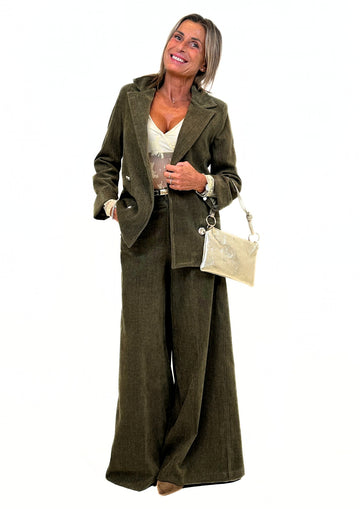 Pantalone Palazzo Effetto Velluto