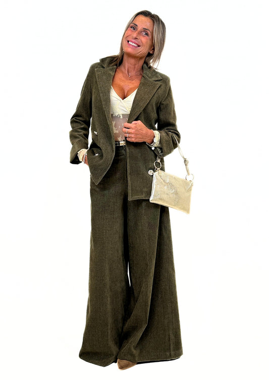 Pantalone Palazzo Effetto Velluto