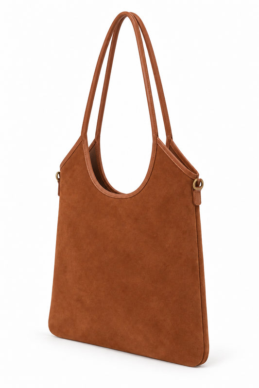 Kyoto - Borsa in Suede Minimalista