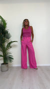 VICOLO - UB0009 - CANOTTA/TOP COSTINE CON LUREX