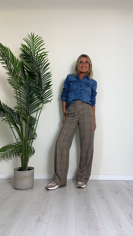 SUSYMIX - 918611 - CAMICIA COTONE DENIM SLIM FIT BOTTONI METAL