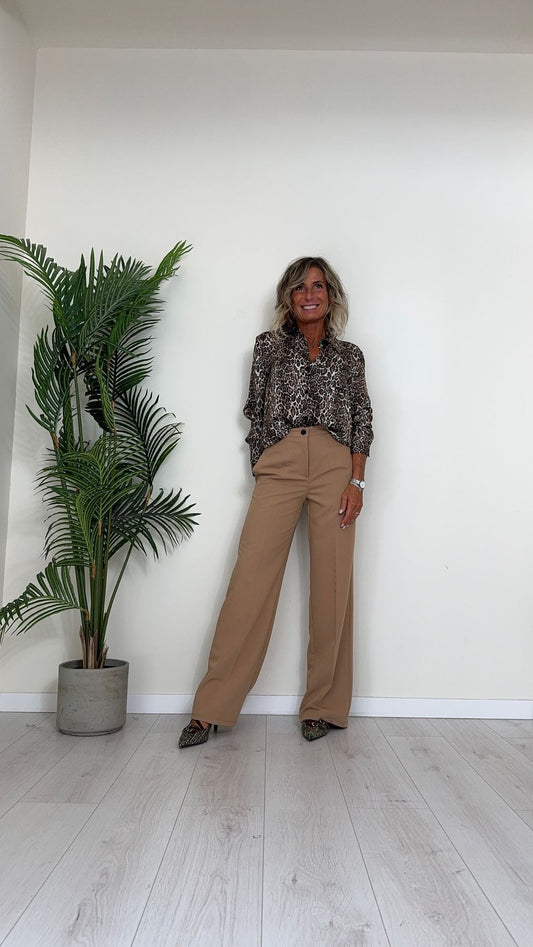 PLEASE - C0D9CX3000 - CAMICIA ANIMALIER LEOPARDATO, 100%VISCOSA