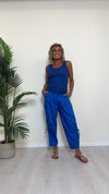 VICOLO - UB0009 - CANOTTA/TOP COSTINE CON LUREX