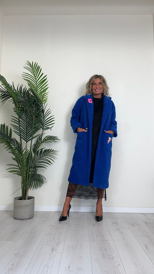 CELLOFUN - 2438CP - CAPPOTTO ORSETTO IMBOTTITO CON PATCH