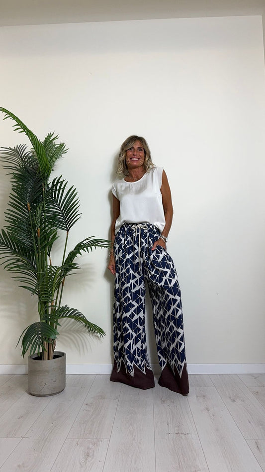 DAFNE - 5052P15 - BLUSA 100%VISCOSA GIROMANICA CREPE