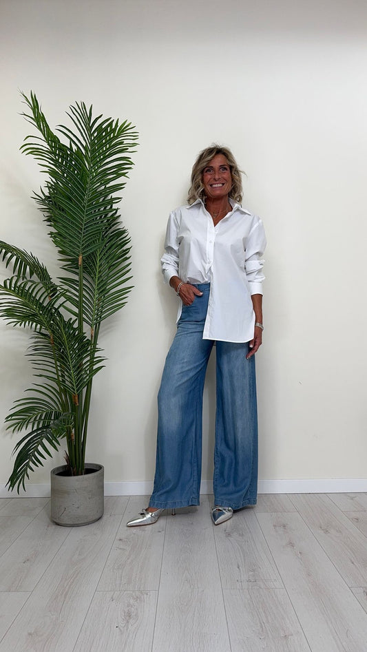 VICOLO - RB0416 - CAMICIA COTONE STAMPA ORSETTO RETRO