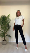 CELLOFUN - 2361TST - T-SHIRT OVER FIT MANICA RISVOLTATA, STAMPA CELLOFUN