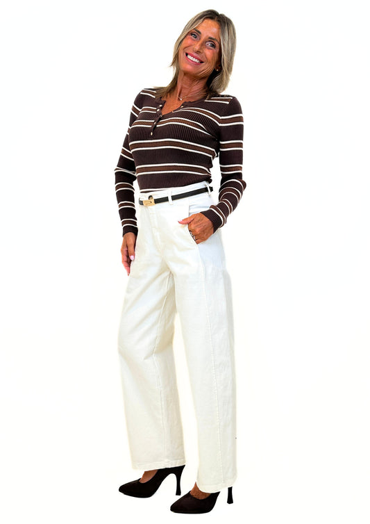 Reflet - Pantalone Relaxed Fit Vita Alta