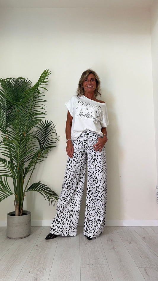 DAFNE - TS739P16 - T-SHIRT STAMPA SU APPLICAZIONE