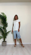 VICOLO - RB0544 - T-SHIRT COTONE VICOLO PERLE