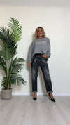 SUSYMIX - BOYJL0103 - JEANS BOYFRIEND CON ROTTURE E ABRASIONI E CINTURA