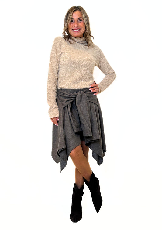 Gonna Flanella Maniche Camicia