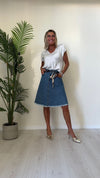 VENTISEI - 21.1871P19 - BLUSA VISCOSA 100% DOPPIO SCOLLO A V STONDATO