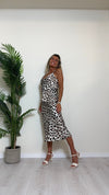 VICOLO - TB1347 - TOP 100%VISCOSA FANTASIA LEOPARD CON SPALLINE REGOLABILI