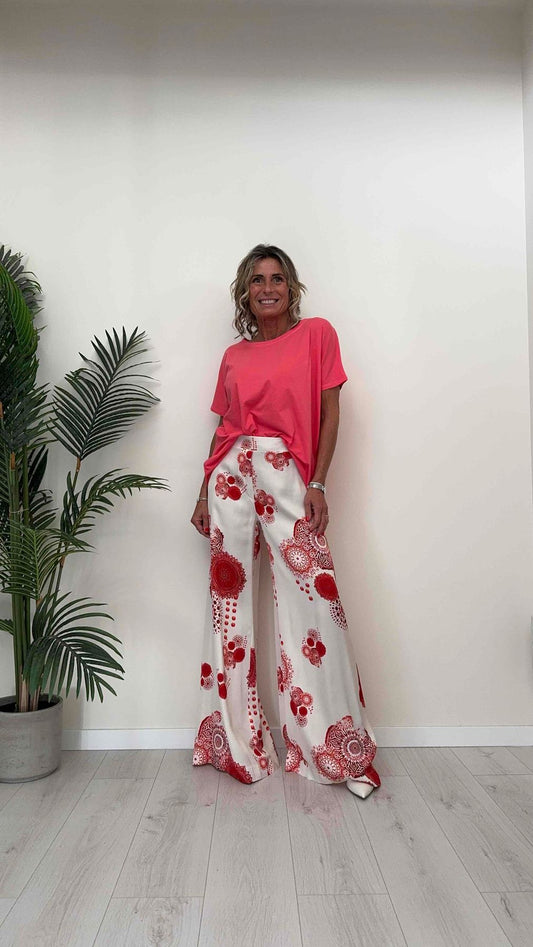 TWEED - F1952214P14 - T-SHIRT 100%COTONE, PARICOLLO, FIT OVER, STONDATA