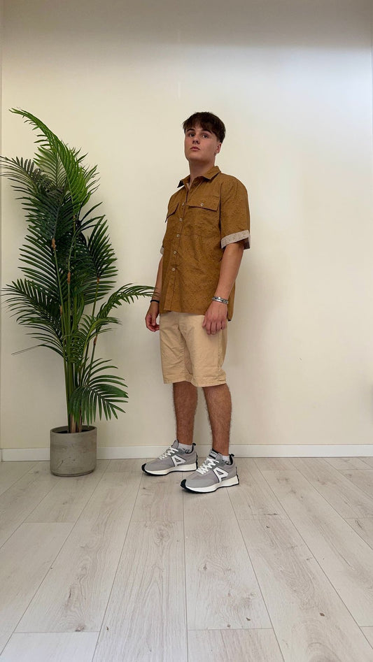 IMPERIAL - C1K2HYVL - CAMICIA COTONE FANTASIA CON TASCHE
