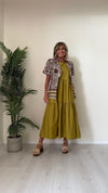 DAFNE - 24393P33 - GIACCA 100% LINO FANTASIA CON SPALLINE IMBOTTITE