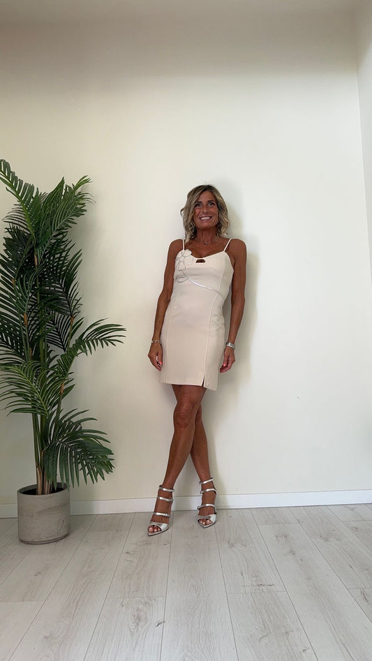 IMPERIAL - AEYIHKPC - ABITO TUBINO CON SPALLINE  E APPLICAZIONE STRASS