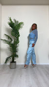 CELLOFUN - 2305P - PANTALONE CARGO 100% VISCOSA