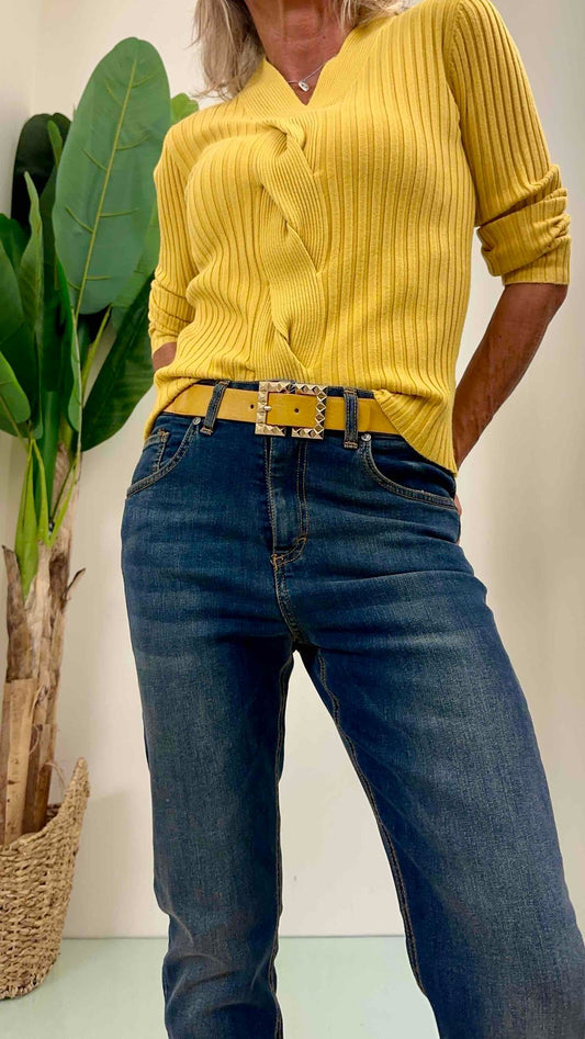 DAFNE - CT3545P8 - CINTURA ELASTICA FIBBIA VALENTIN