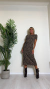 SUSYMIX - 555018 - MAGLIA VISCOSA MANICA CORTA FANTASIA ANIMALIER