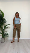 VICOLO - UB0009 - CANOTTA/TOP COSTINE CON LUREX