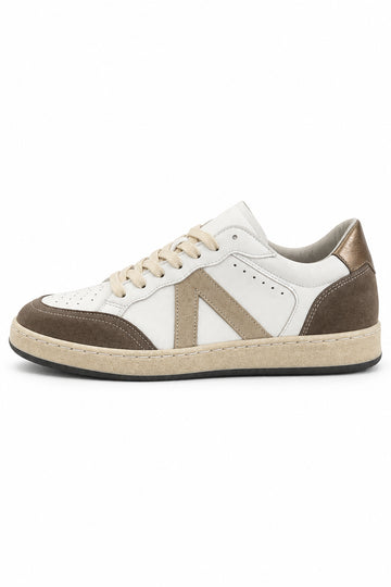 Craie - Sneaker in Pelle con Inserti in Suede