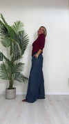 SUSYMIX - 2565 - T.SHIRT 100%COTONE MANICA LUNGA ,SCOLLO A V