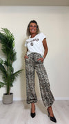 VICOLO - RB0621 - T-SHIRT COTONE STAMPA "VICOLO 06" SNAKE