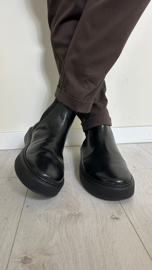 DIVINE FOLLIE - 1520P60 - BEATLES FONDO GOMMA SNEACKER CON ELASTICI LATERALI