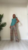DAFNE - 411P19 - TOP LUREX IN VISCOSA MANICA ROUCHES