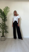 VENTISEI - 21.1871P19 - BLUSA VISCOSA 100% DOPPIO SCOLLO A V STONDATO