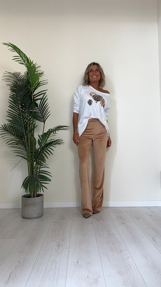 DAFNE - 756P15 - T-SHIRT COTONE CON STAMPE, OVER FIT